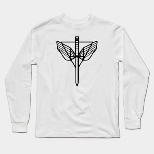 The Shield Symbol (Black) - Wynonna Earp Long Sleeve T-Shirt